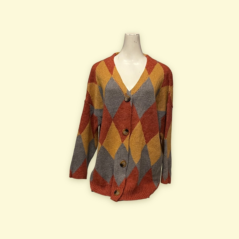 Favlux Vneck Cardigan Sweater.